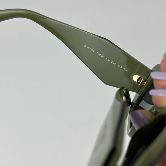 COPY - BRAND NEW PRADA PR17WS 13N5S0 Sage Black Dark Grey Unisex Sunglasses - Picture 4 of 12